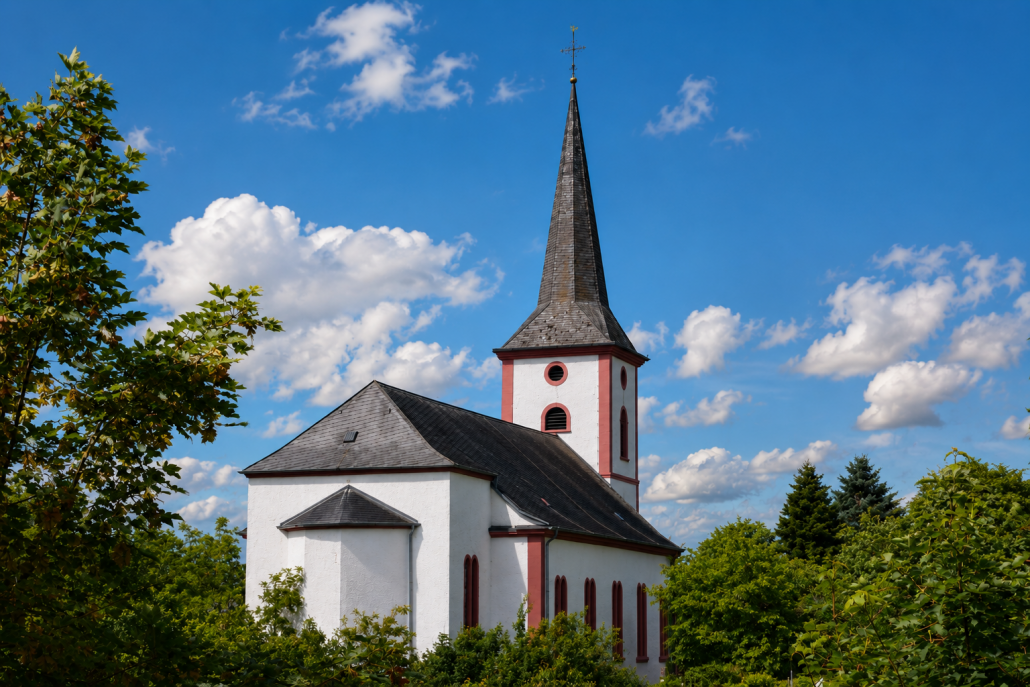 Kirche St. Luzia aus der Perspektive des Luzienturms